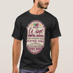 Camiseta 37.º Cumpleaños I Sello de Decantador de Vino I El