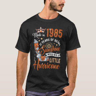 Camiseta 37 Años Hecho En 1985 Reina Diamante De Cumpleaños