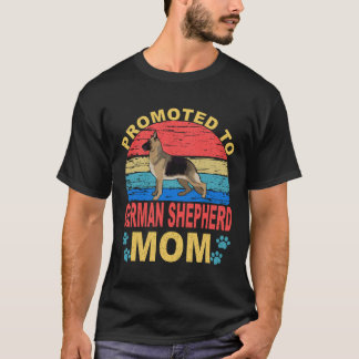 Camiseta 37 Ascendido a Mamá Pastor Alemán Pastor Alemán