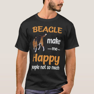 Camiseta 37 Beagle Me Hacen Feliz a las Personas No Tanto B