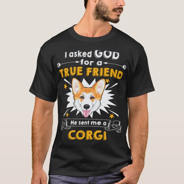 Camiseta 37 Me Envió Un Corgi (Anverso)