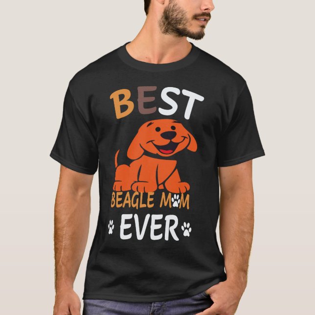 Camiseta 37 Mejor Beagle Mamá Siempre Beagle (Anverso)