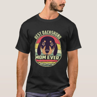 Camiseta 37 Mejor Mamá de Dachshund de Todos los Tiempos Vi