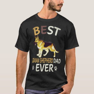 Camiseta 37 Mejor Pastor Alemán Papá Nunca Pastor Alemán
