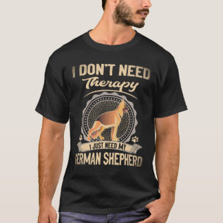 Camiseta 37 No Necesito Terapia Solo Necesito Mi Pastor Ale
