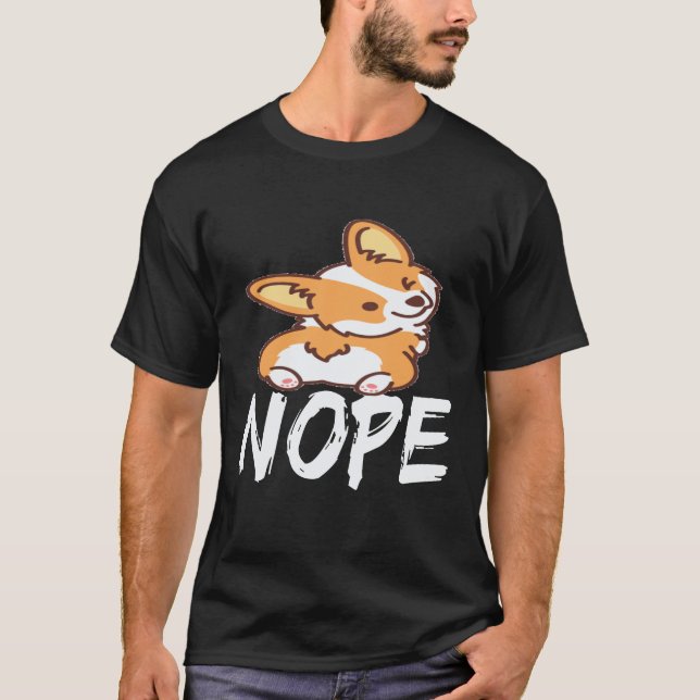 Camiseta 37 Nope - Corgi (Anverso)
