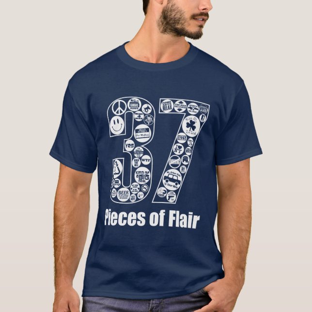 Camiseta 37 pedazos de instinto (Anverso)