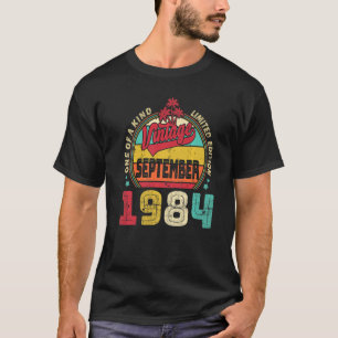Camiseta 38º cumpleaños increíble desde septiembre de 1984