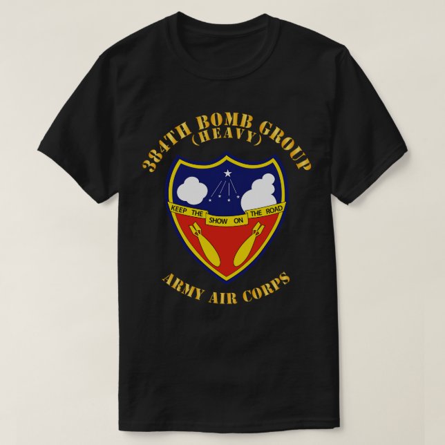 Camiseta 384º Grupo de Bombas X (Diseño del anverso)