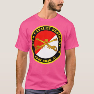 Camiseta 38.ª Cavalry Regiment Fort Bragg NC con Cav Branch