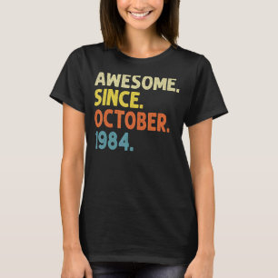 Camiseta 38 años de edad asombrosa desde el 38º nacimiento
