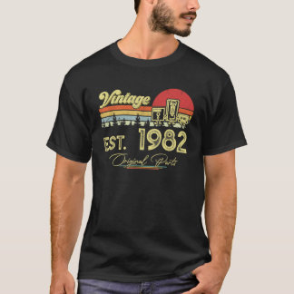 Camiseta 38 Años Nacidos En 1982 Vintage 38th Birthd
