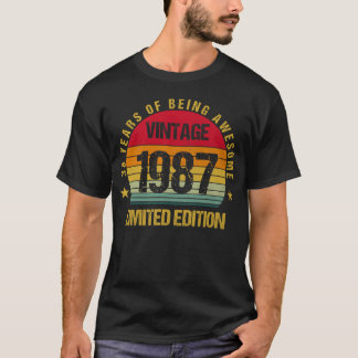 Camiseta 38 años Treinta y Ocho 1987 38º cumpleaños