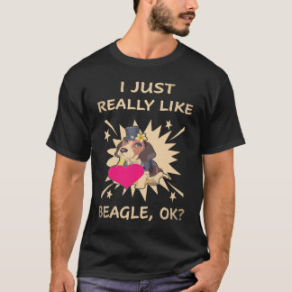 Camiseta 38 Me gusta mucho Beagle