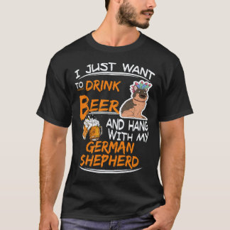 Camiseta 38 Solo Quiero Beber Cerveza Y Pasar Tiempo Con Mi