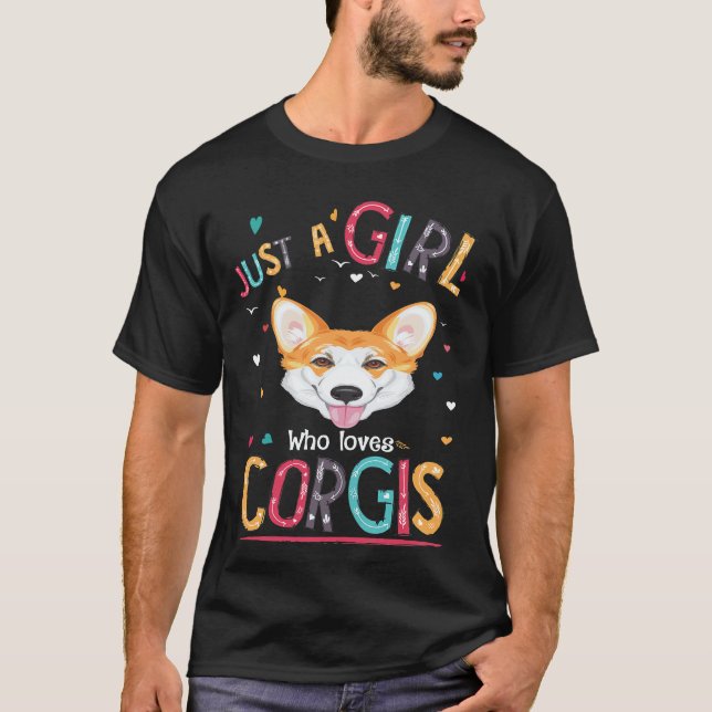 Camiseta 38 Solo una chica que ama Corgi (Anverso)