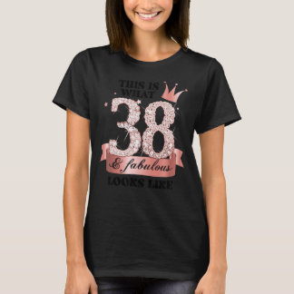 Camiseta 38 Y Fabuloso Grupo Rosa Y Fiesta Blanco Canso