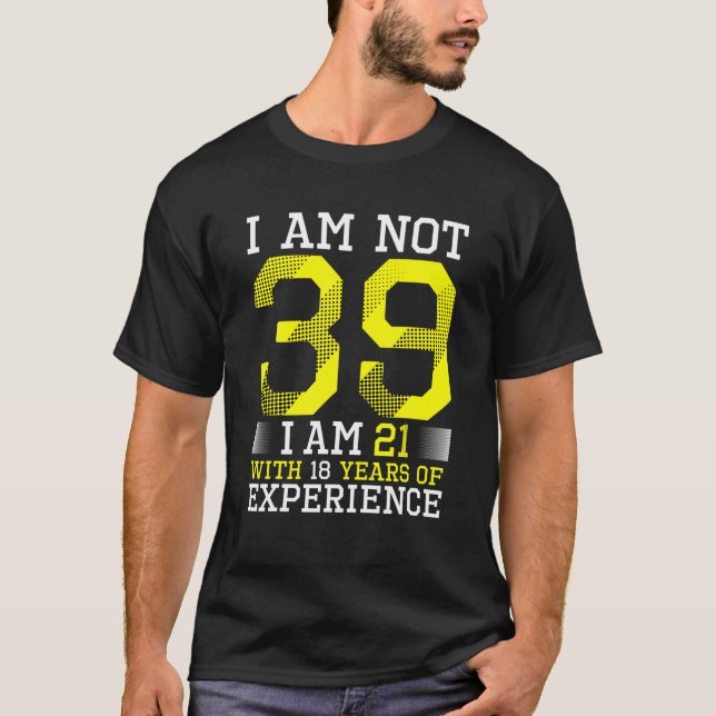 Camiseta 39.ª Nacida Mujer Regalo De 39 Años (Anverso)