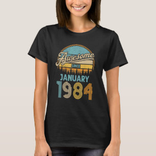 Camiseta 39 años alucinante desde enero de 1984 39º nacimie