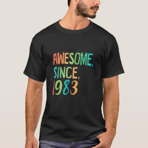 Camiseta 39 Años Chica Decoración Floral Fantástica Desde