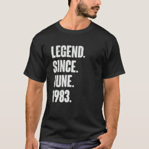 Camiseta 39 años de edad Leyenda de cumpleaños número 39 de