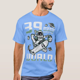 Camiseta 39 Años Fuera De Este Mundo, 39 Años De Patinaje D