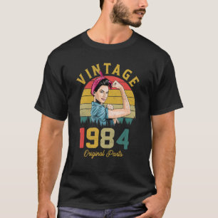 Camiseta 39 Años Vintage 1984 39º Cumpleaños De Las Mujeres