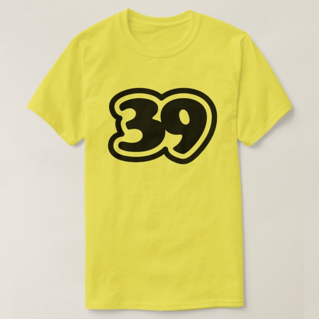 Camiseta 39 jerga japonesa sankyu (Diseño del anverso)