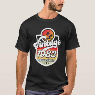 Camiseta 39 Years Old Vintage 1983 Edición Limitada 39Th Bi