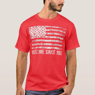 Camiseta 39th birthday, vintage usa , Awesome since 1983 
