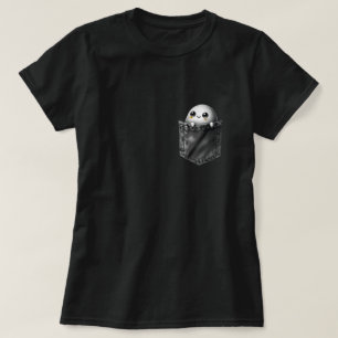 Camiseta 3.ª Fantasma De Halloween En Un Diseño De Bolsillo