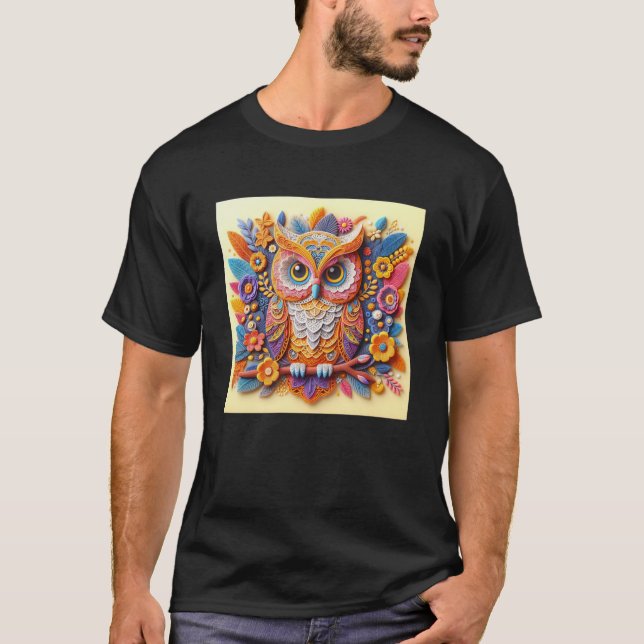 Camiseta 3.ª Lechuza #8 Pegatina (Anverso)