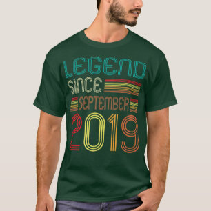 Camiseta 3.ª Leyenda De Regalos De Cumpleaños Desde Septiem