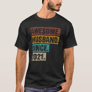 Camiseta 3.ᵉʳ aniversario de Boda Epic Awesome Husband