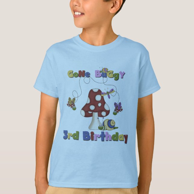 Camiseta 3.ᵉʳ Bug Birthday Tshirts y regalos (Anverso)