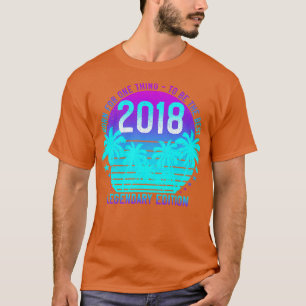 Camiseta 3.ᵉʳ cumpleaños 2018 Palm 3 estética vintage