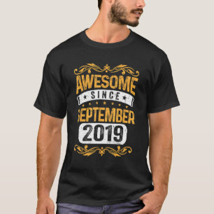 Camiseta 3.ᵉʳ cumpleaños 3 años de edad increíble desde sep