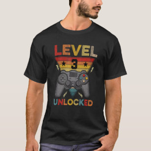 Camiseta 3.ᵉʳ cumpleaños 3 Videojuegos sin bloqueo 1