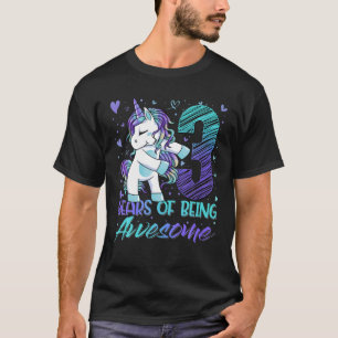 Camiseta 3.ᵉʳ Cumpleaños Chica De 3 Años Que Perdió Parte D