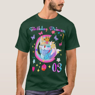 Camiseta 3.ᵉʳ cumpleaños de Lover 3 años Gift Birthday Pri