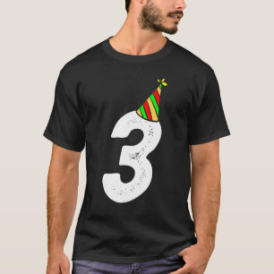Camiseta 3.ᵉʳ cumpleaños del niño Chica de 3 años con peque