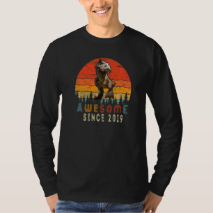 Camiseta 3.ᵉʳ cumpleaños increíble desde 2019 3 años de eda