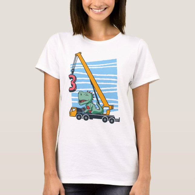 Camiseta 3.ᵉʳ cumpleaños para niños de 3 años B-day (Anverso)