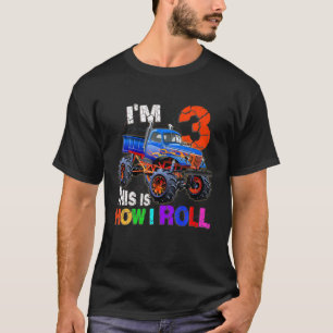 Camiseta 3.ᵉʳ cumpleaños, tengo 3 años, así es como hago co