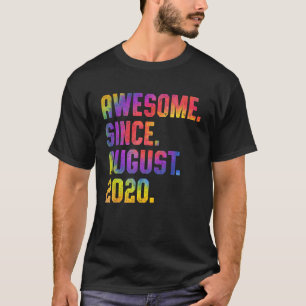 Camiseta 3.ᵉʳ Cumpleaños Tye Sorprendente Desde Agosto 2020