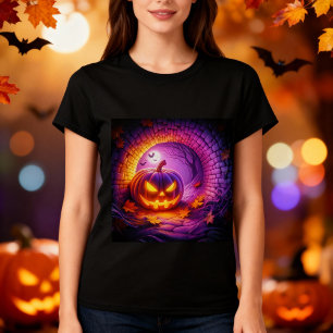 Camiseta 3.ᵉʳ Diseño de calabaza de Halloween