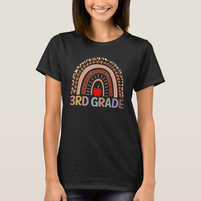 Camiseta 3.ᵉʳ equipo de profesores de Chicas arcoiris de te (Anverso)