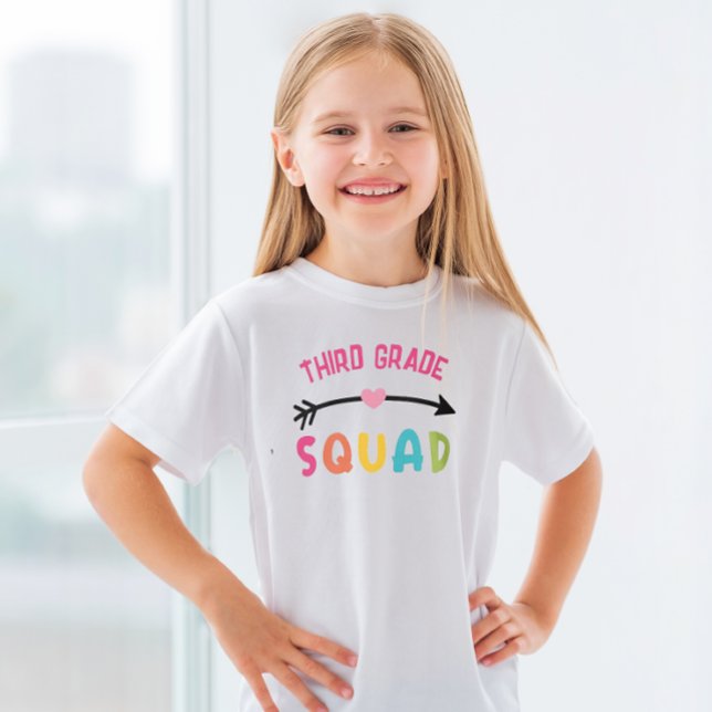 Camiseta 3.ᵉʳ Escuadrón (Start the school year out right with a fun 3rd Grade Squad tshirt.)