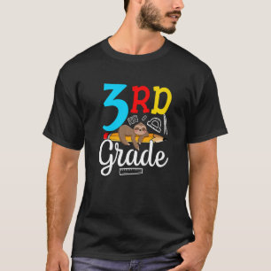 Camiseta 3.ᵉʳ Eslogan De Vuelta A La Escuela Feliz Primer D