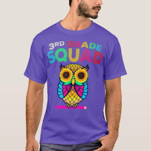 Camiseta 3.ᵉʳ Grado de lechuza de girasol de tercer grad